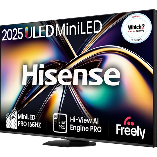 Hisense U8Q 75" 4K Ultra HD MiniLED Smart Freely TV [2025] - Left perspective